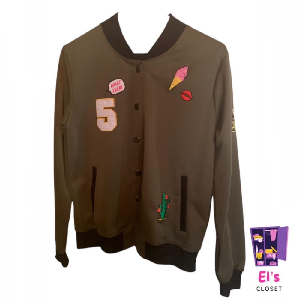 Ardene Green Bomber Jacket Size M
